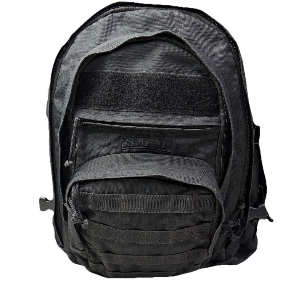SOC Sandpiper of California Black Military Tactical‎ Backpack 3j